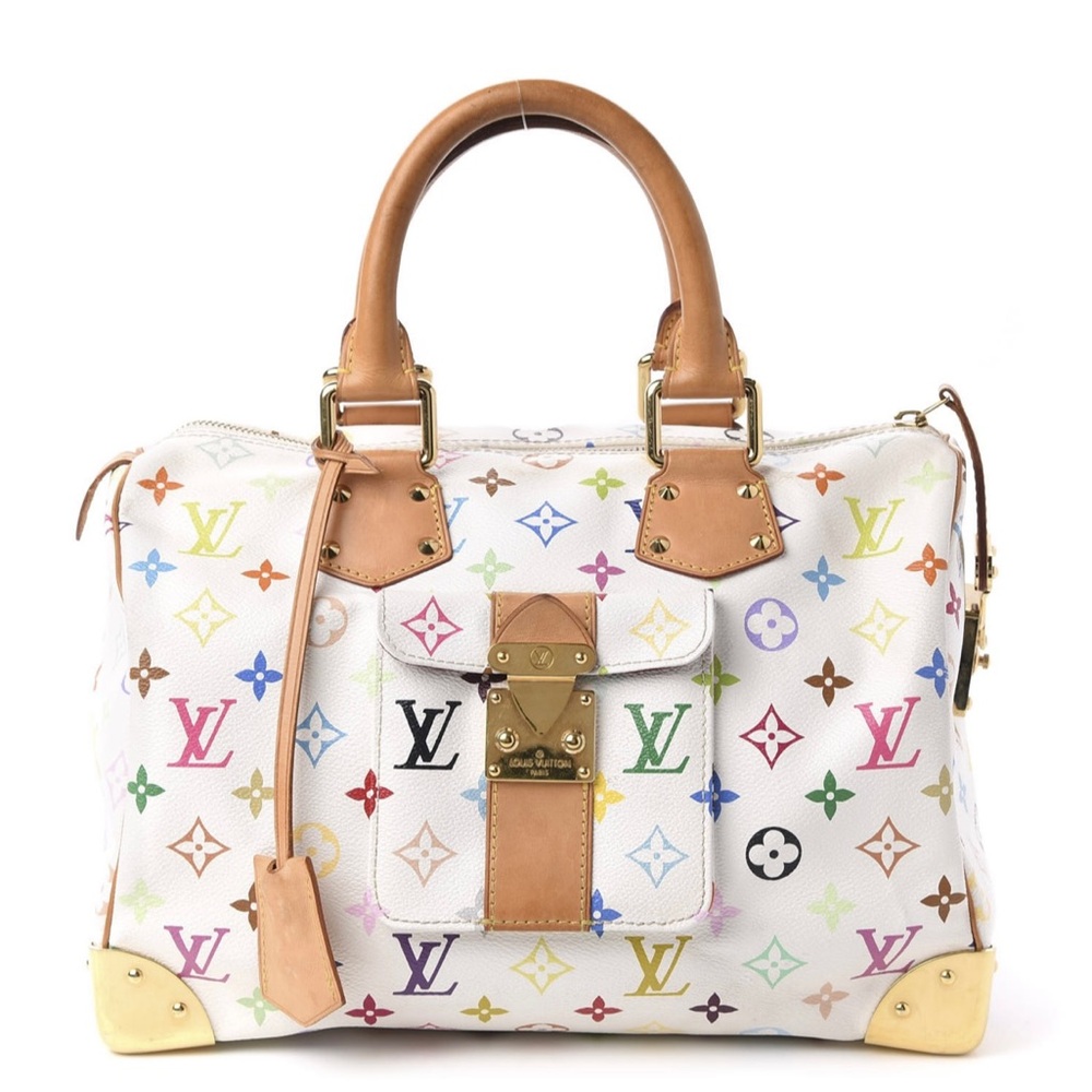 LOUIS VUITTON
Monogram Multicolor Speedy 30
White